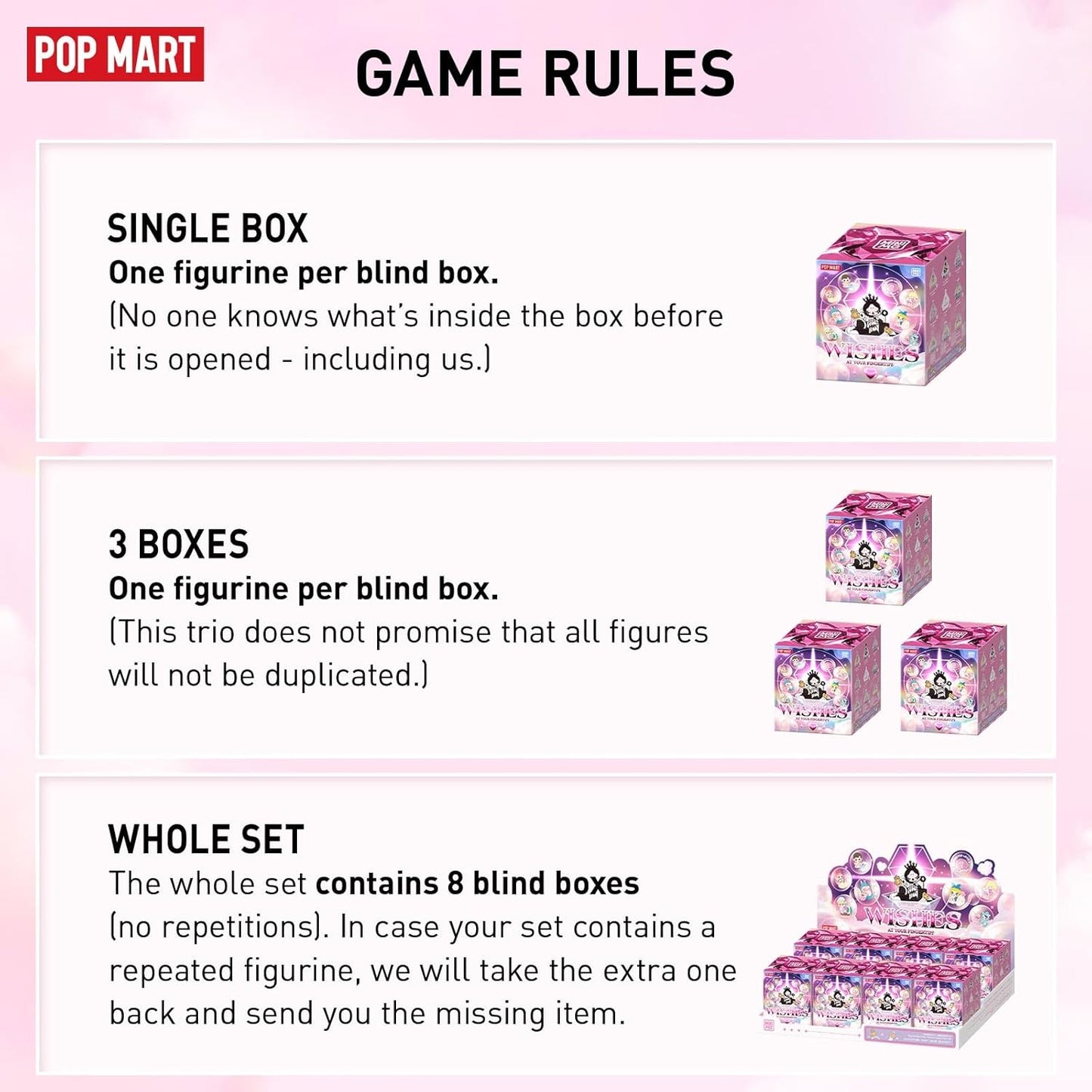 POP MART Crybaby Wishes at Your Fingertips Series Scene Set Blind Box Figures, Random Design Mystery Toys for Modern Home Decorations Indoor, Collectible Toy Set for Desk Accessoriesx, Whole Set