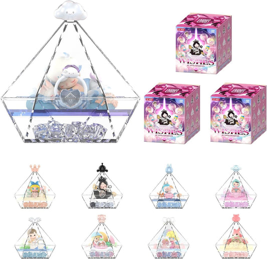 POP MART Crybaby Wishes at Your Fingertips Series Scene Set Blind Box Figures, Random Design Mystery Toys for Modern Home Decorations Indoor, Collectible Toy Set for Desk Accessories, Triple Box