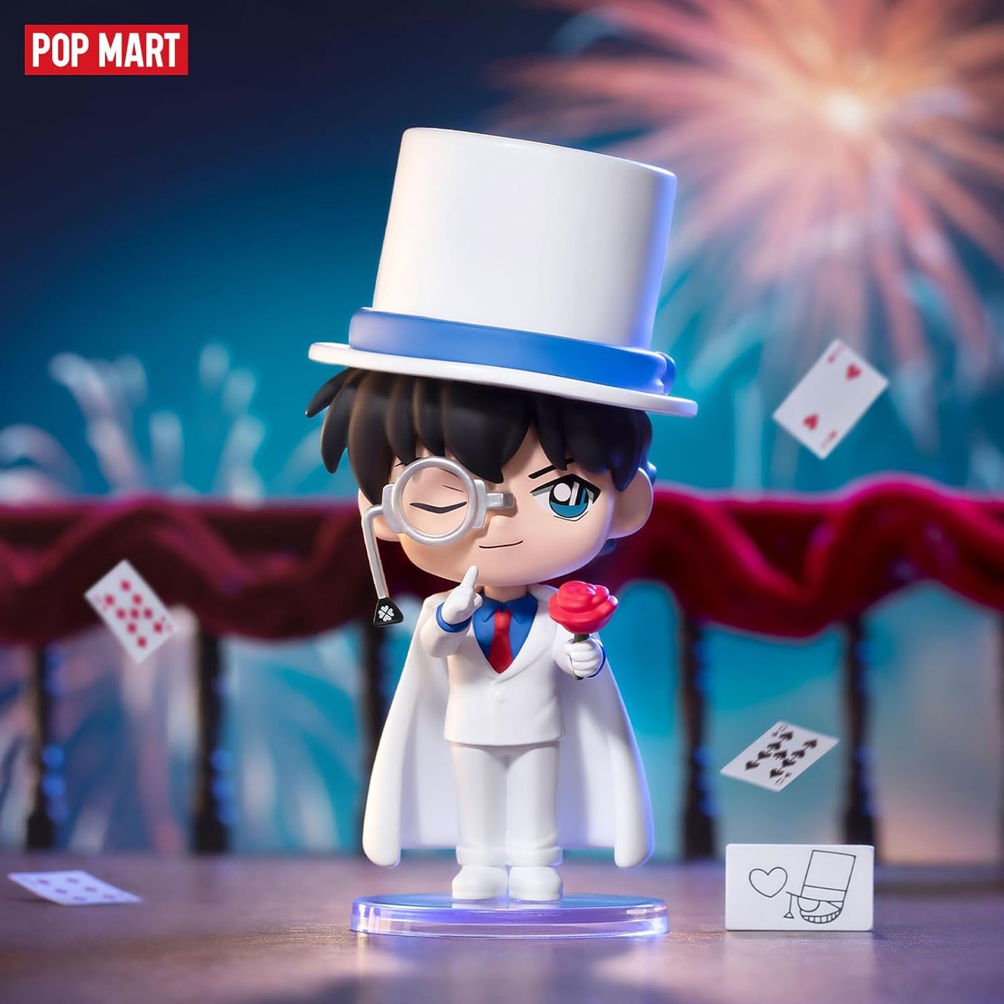 POP MART Detective Conan Case Closed Carnival Series Blind Box Figures, Random Design Mystery Toys for Modern Home Decor, Collectible Toy Set for Desk Accessories, Whole Set